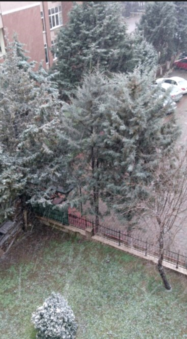 İstanbul'da kar yağışı başladı