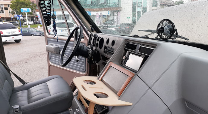 Merhum Cumhurbaşkanı Turgut Özal’ın karavana dönüştürülen ambulansı