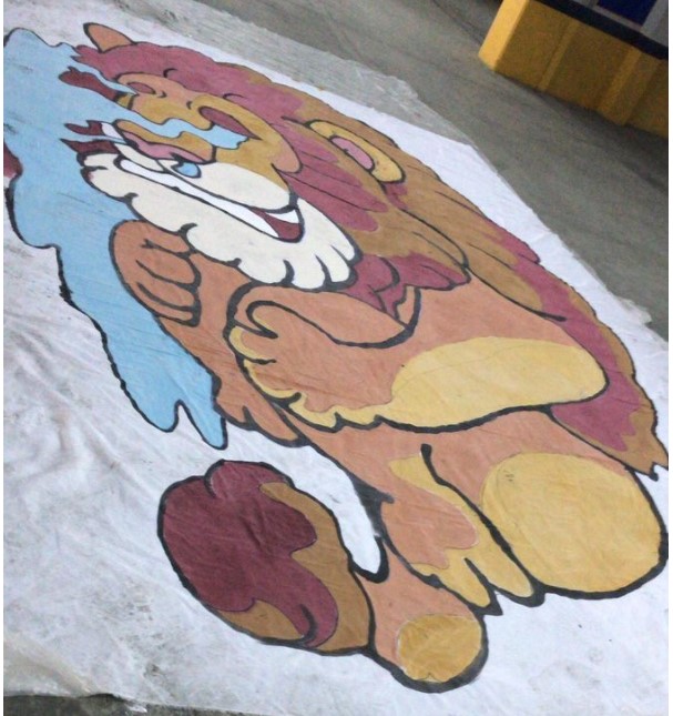 Fenerbahçe'nin derbi koreografisi: 'Aslan Terbiyecisi'