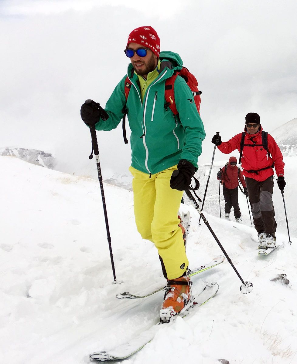 Palandöken'de Nisan sonu kayak keyfi yaptılar