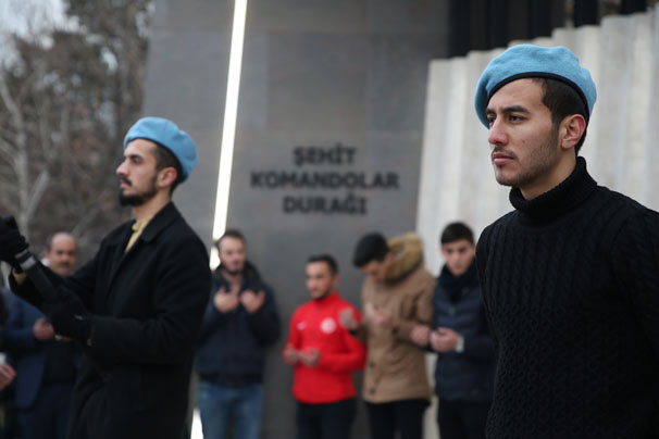 Kayseri'de geçen yıl şehit edilen 15 komando anıldı