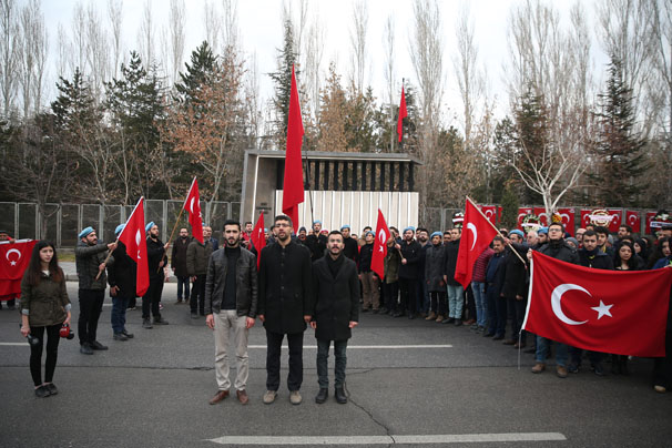 Kayseri'de geçen yıl şehit edilen 15 komando anıldı