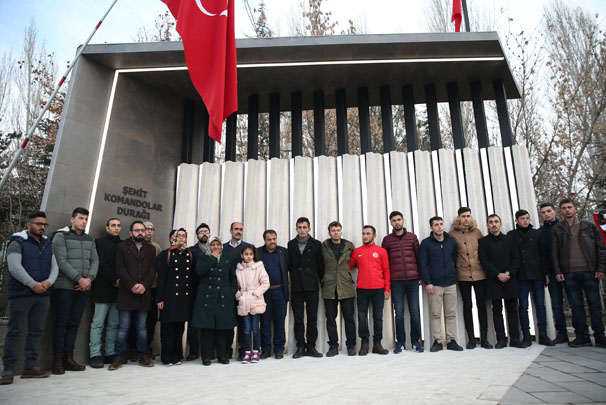 Kayseri'de geçen yıl şehit edilen 15 komando anıldı