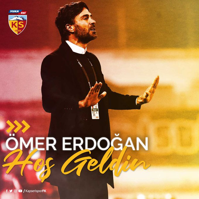 Kayserispor resmen açıkladı: Ömer Erdoğan dönemi başladı