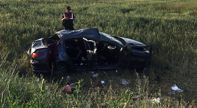 Kırıkkale’de trafik kazaları: 1 ölü, 4’ü ağır 9 yaralı