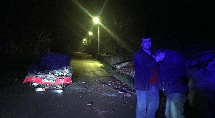 Kaza yapan alkollü sürücü, 'Keşke ölseydim' diyerek ağladı