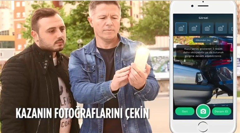 Trafik kaza tespit tutanaklarında 'akıllı telefon' dönemi