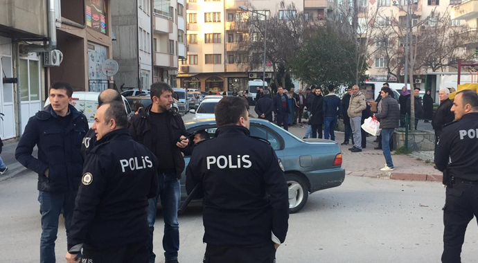 Kaza sonrası ortalık karıştı