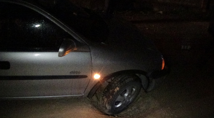 Sürücü ve hamile olan eşi hayatlarının şokunu yaşadı