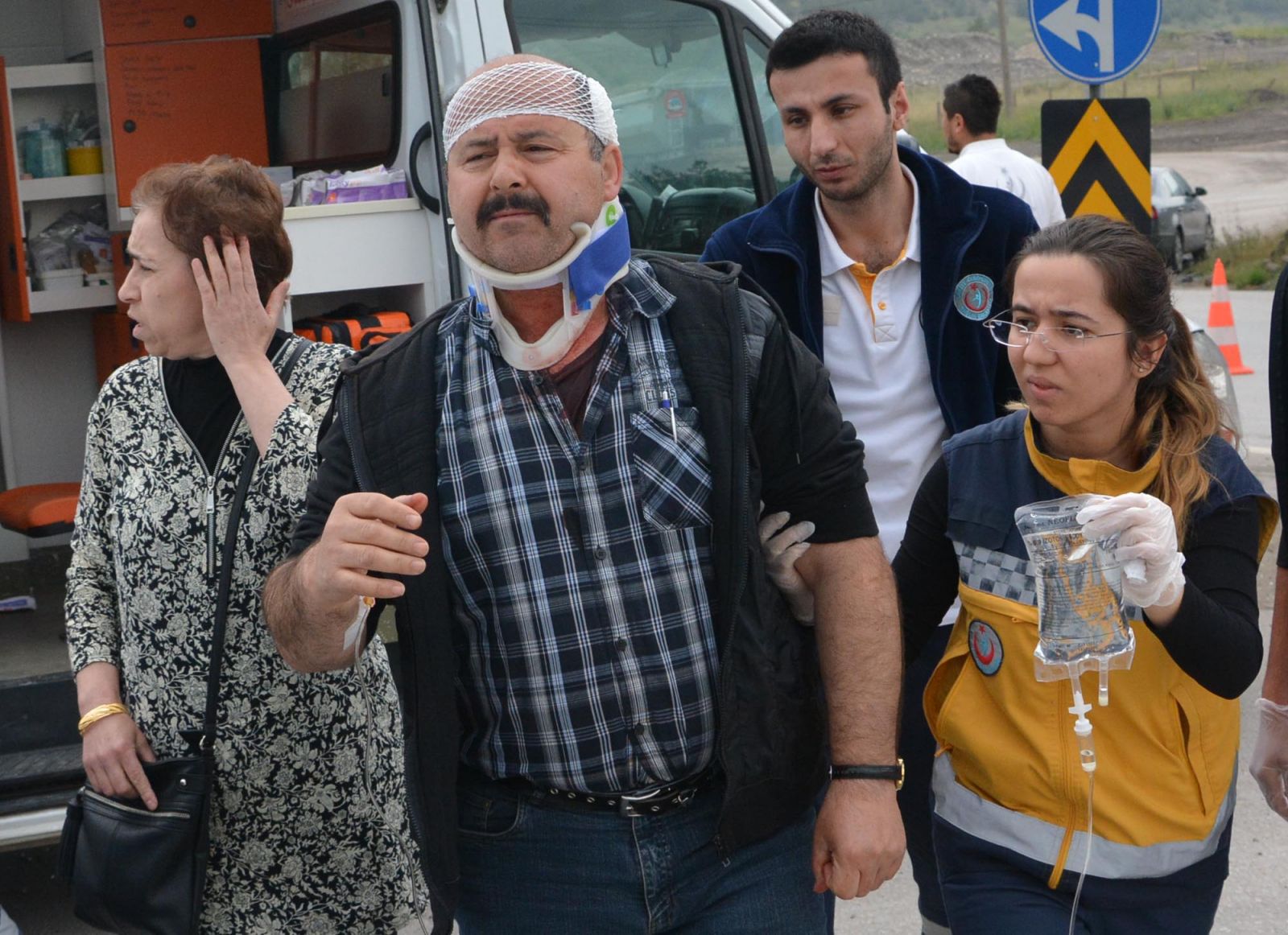 Karabük'te trafik kazası, yaralılar var