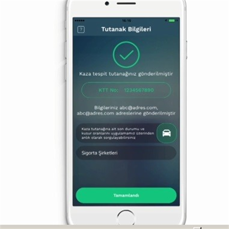 Trafik kaza tespit tutanaklarında 'akıllı telefon' dönemi