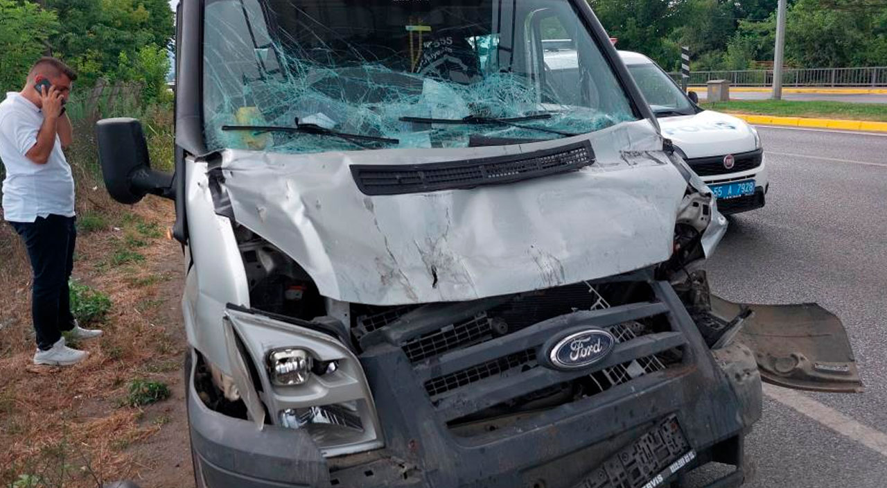 Samsun'da feci kaza: İstanbul'dan Ordu'ya fındık toplamaya gidiyorlardı