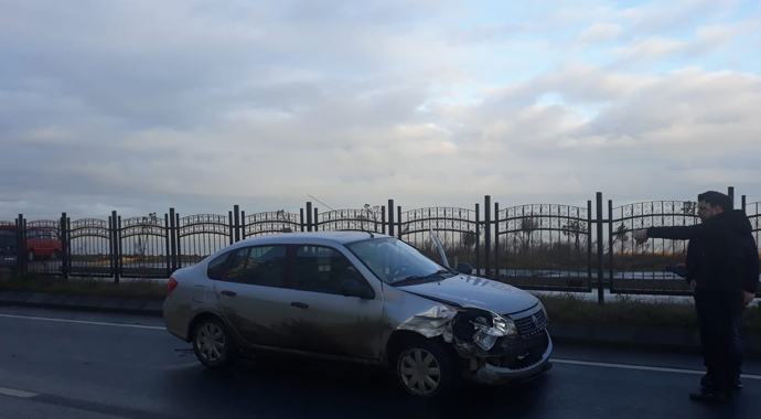 Trabzon’da trafik kazası: 2 yaralı