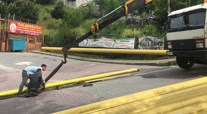 Kağıthane’de faciadan dönüldü