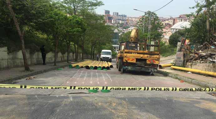 Kağıthane’de faciadan dönüldü
