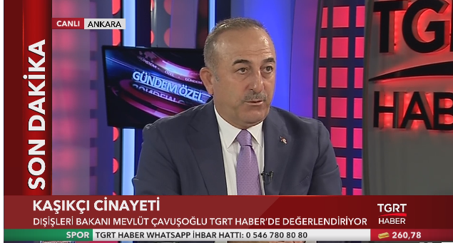 Dışişleri Bakanı Mevlüt Çavuşoğlu TGRT Haber'de gündemi değerlendirdi