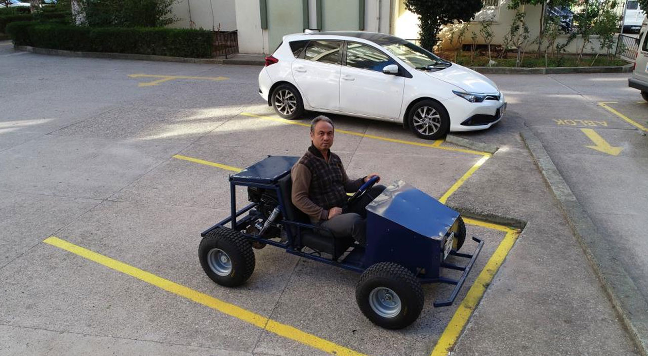 Can sıkıntısından 'Go kart' arabası yaptı: Tüm maliyet 7 bin lira tuttu