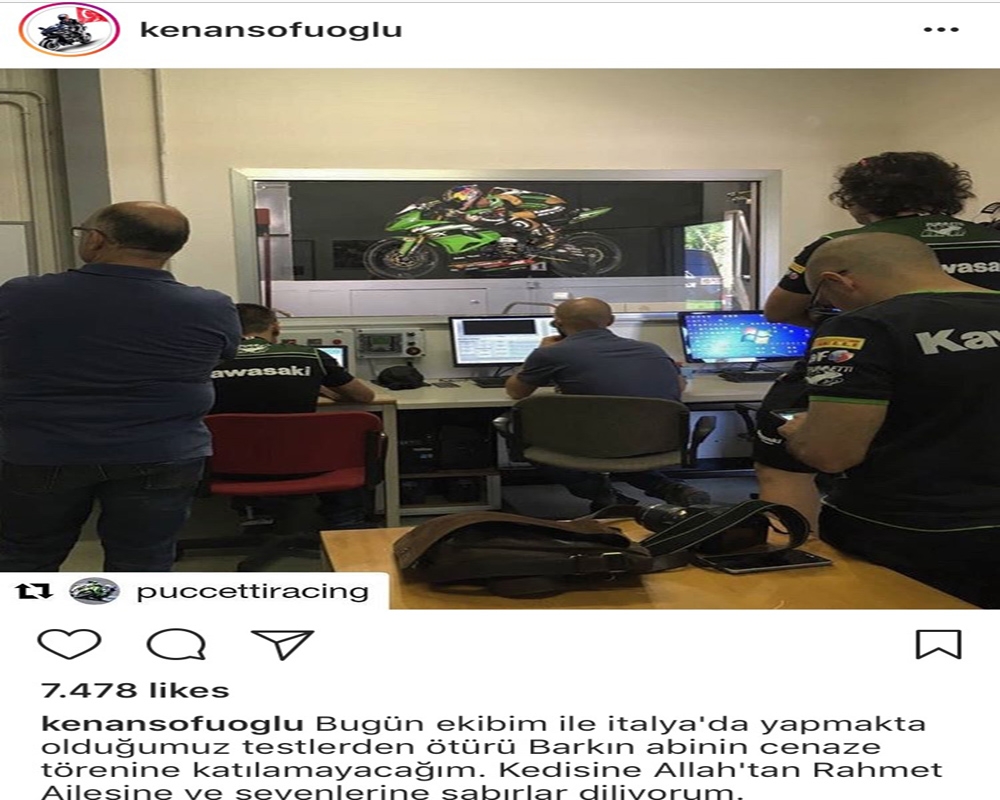 Kenan Sofuoğlu’ndan ‘Altın elbiseli adam’ paylaşımı