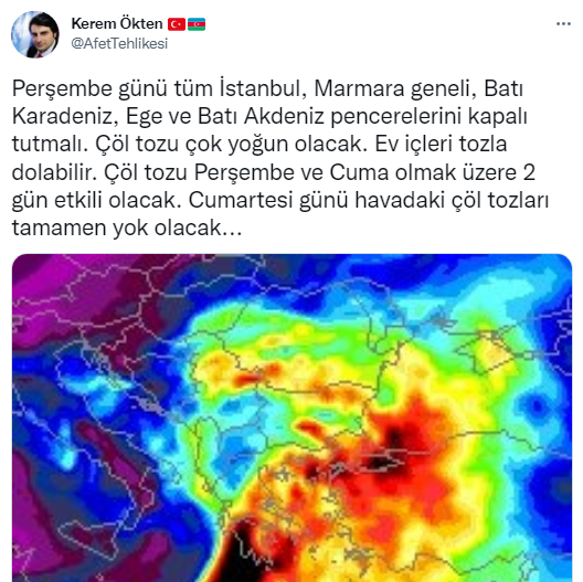 Dikkat, İstanbul dahil birçok bölgede 'kırmızı' alarm! Meteoroloji uzmanı gün verdi: Pencereleri kapalı tutun