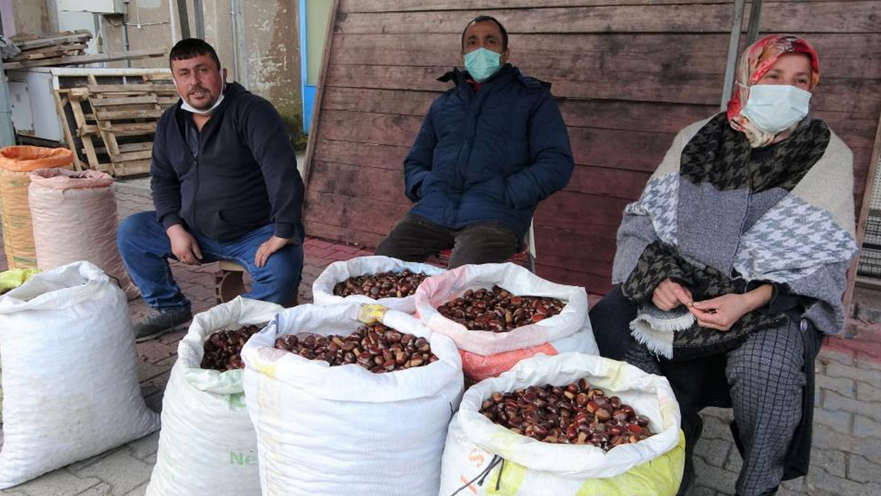 Kilosu üreticide 5, toptancıda 35 lira: Kestaneye büyükşehir tarifesi