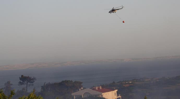 Edirne'de ki orman yangını büyüyor! Yazlık alanlara doğru ilerliyor