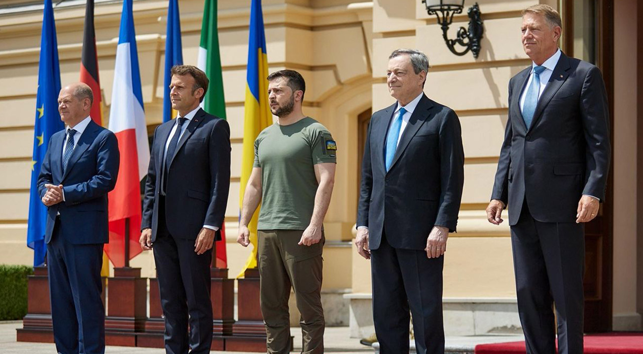 Ukrayna'ya kritik ziyaret: 3 AB lideri Kiev'de