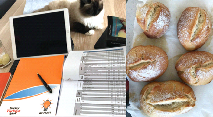 Siyasiler de 'evde kal'dı