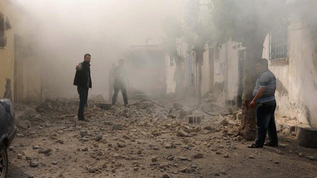 Kilis'e 3 roket mermisi düştü! 2 ölü, 4 yaralı Kilis'e 3 roket mermisi düştü! 2 ölü, 4 yaralı