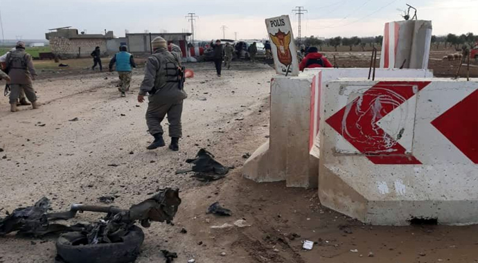 Kilis sınırında patlama meydana geldi:  3 yaralı