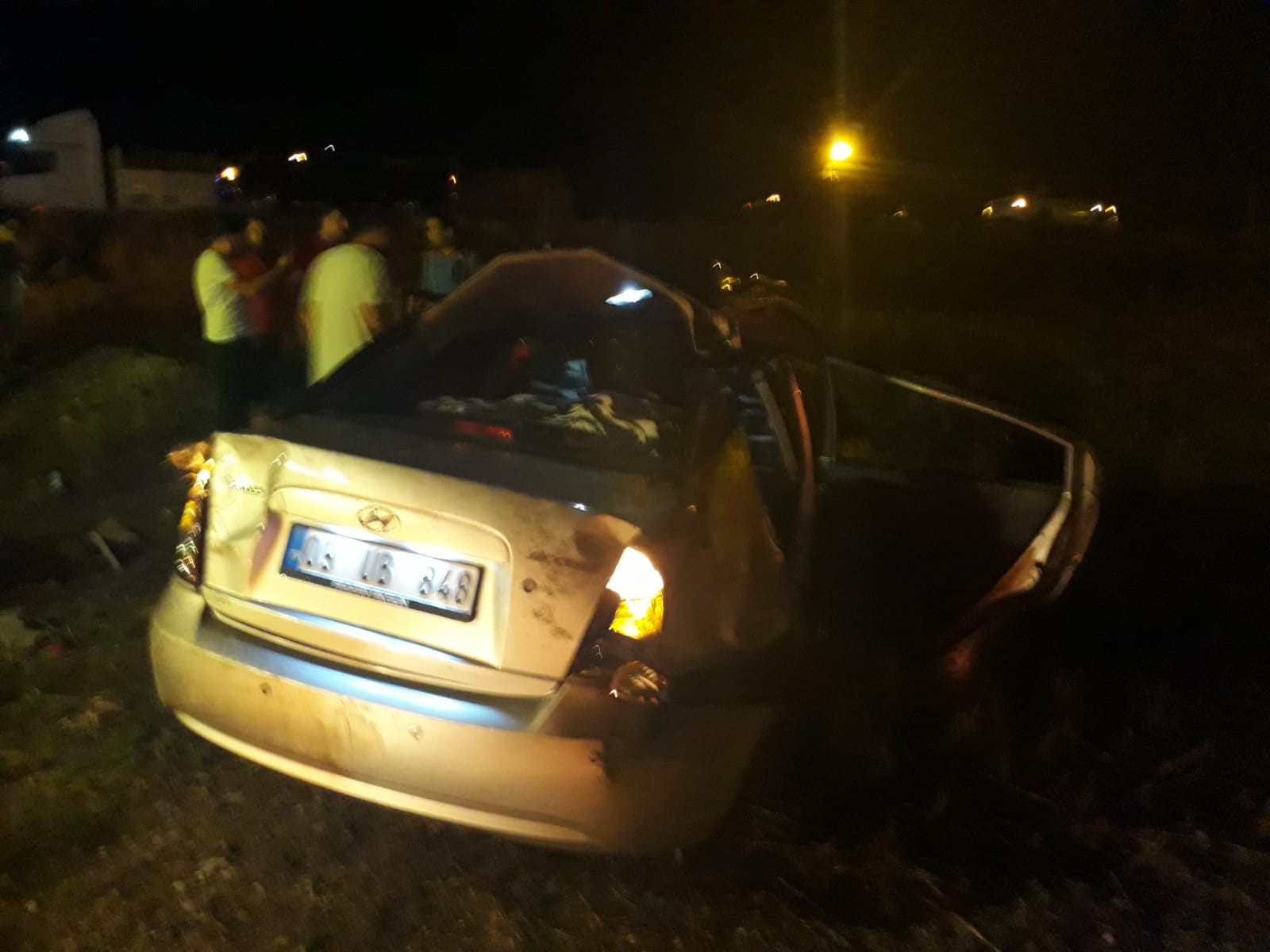 Kırıkkale'de otomobil devrildi: 4 yaralı