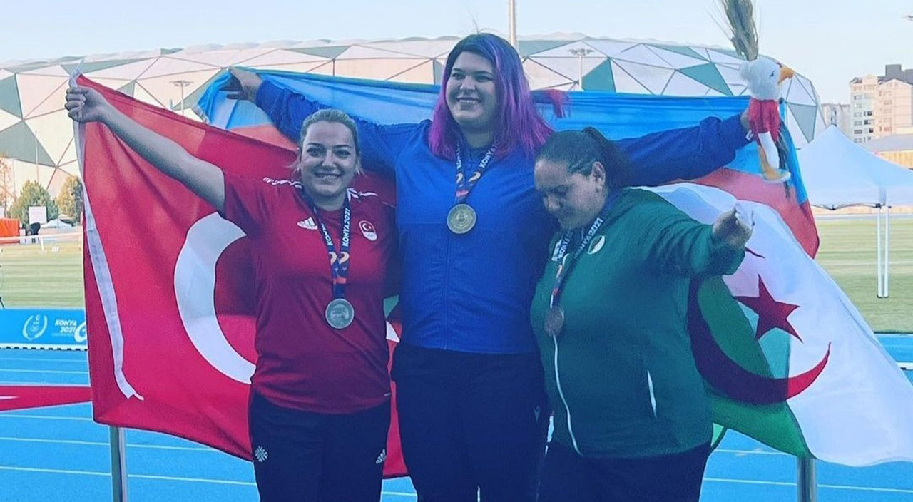 Yasemin Can Konya 2021 İslami Dayanışma Oyunları'nda altına koştu