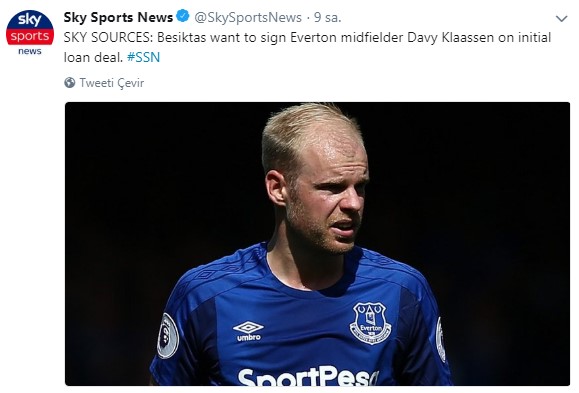 Beşiktaş Talisca'nın yerine Klaassen'i alıyor