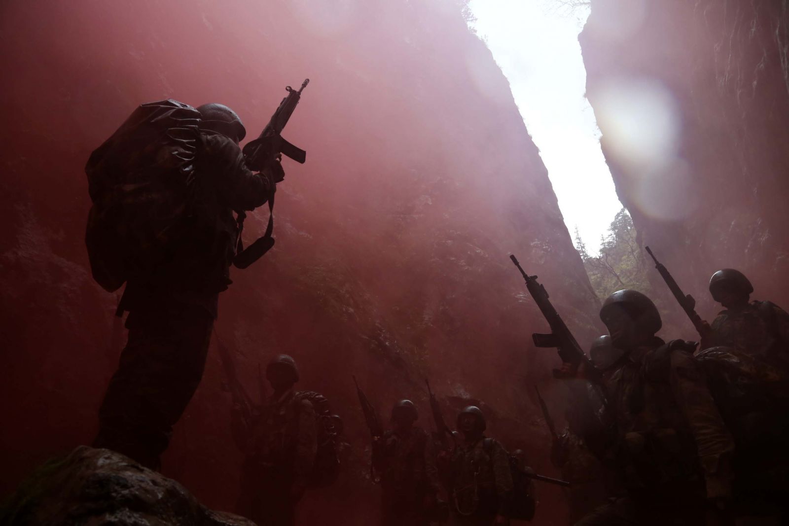 Isparta'da komandolardan 2 haftalık zorlu tatbikat