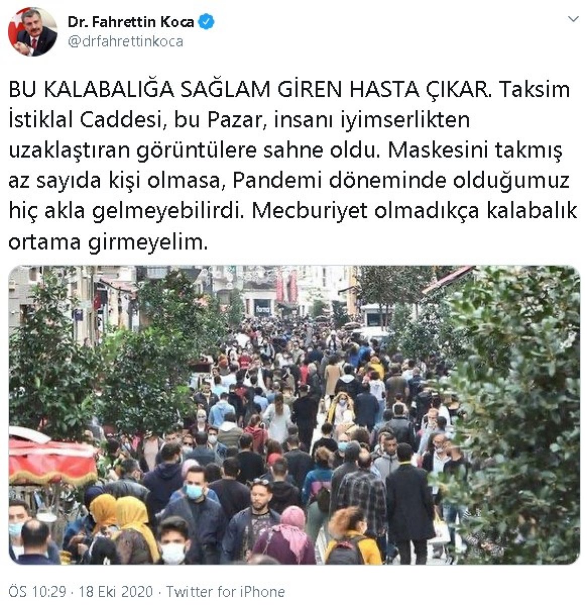 Bakan Koca: İstanbul'da vaka sayısı Türkiye genelinin yüzde 40'ına ulaştı