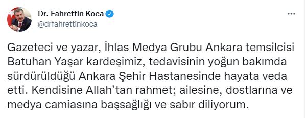 İhlas Medya'nın acı günü! Batuhan Yaşar hayatını kaybetti