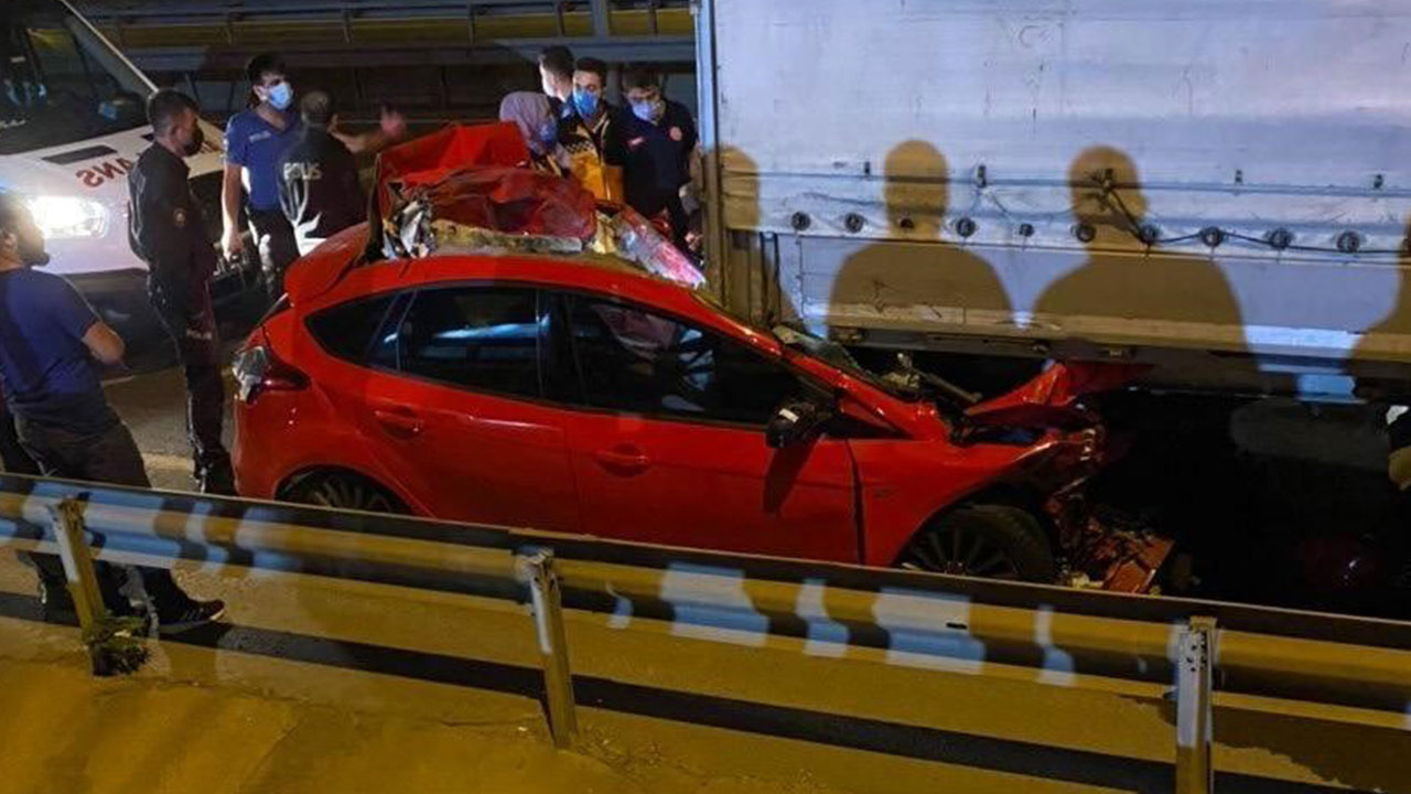 Acı kaza, talihsiz adamı 2 yaşındaki bebeğinden kopardı