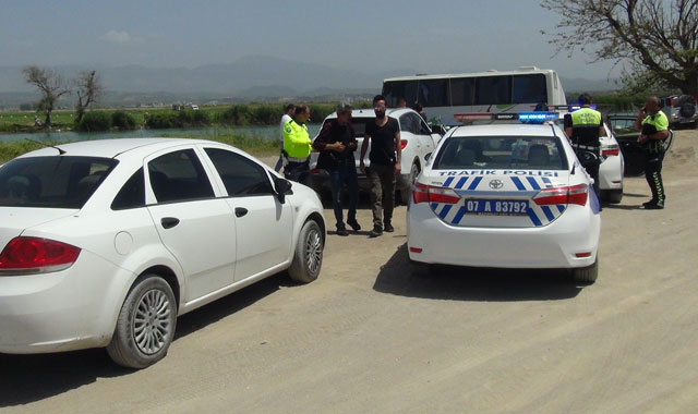 Kocasına kızdı koca ilçeye adrenalin yaşattı