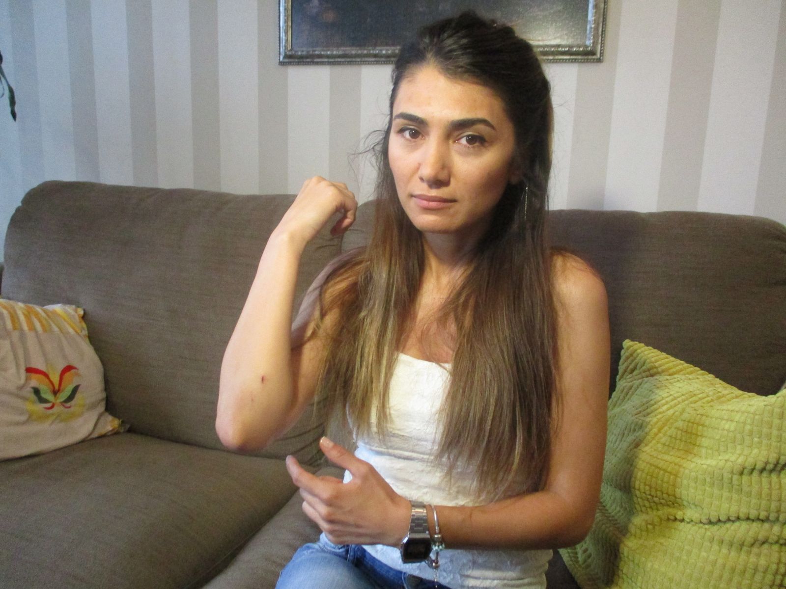 Taksicinin sürüklediği kadın dehşet anlarını anlattı!