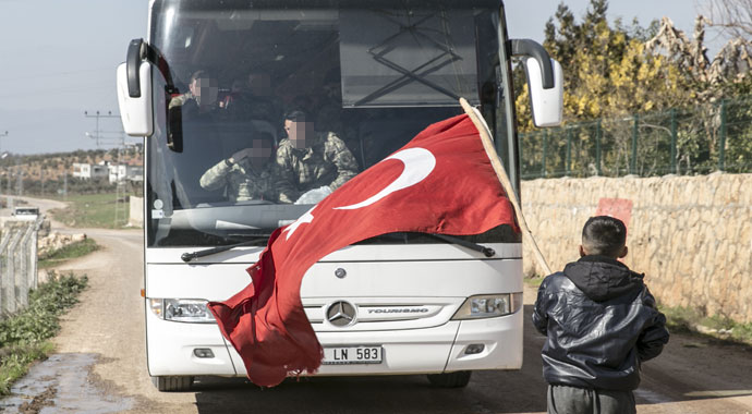 İdlib'deki hain saldırı sonrası sınırda hareketlilik