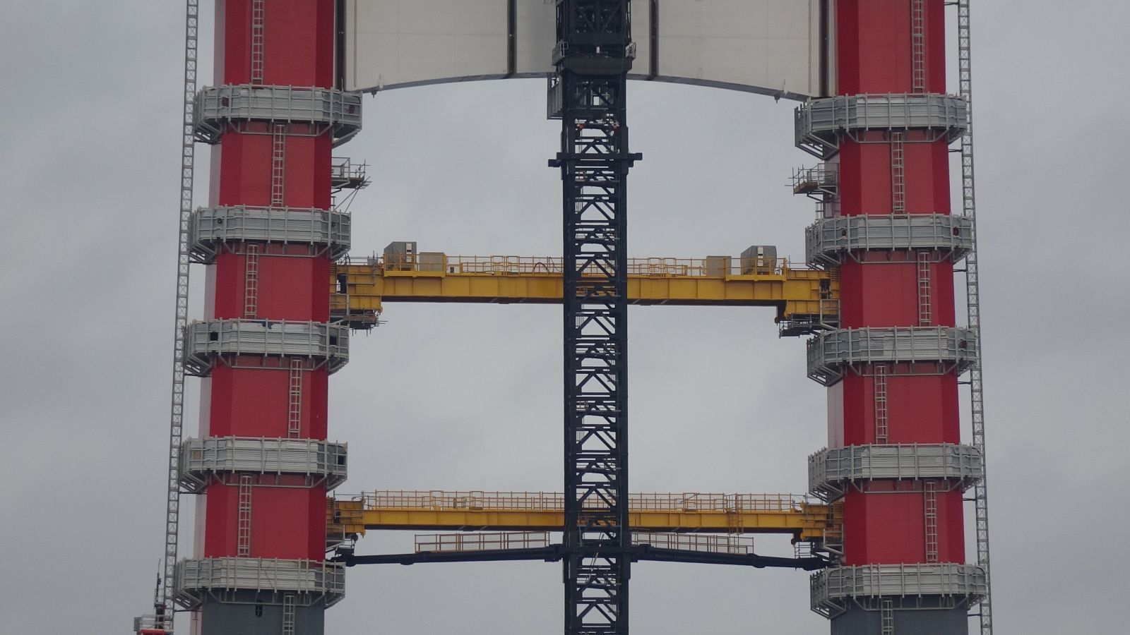 1915 Çanakkale Köprüsü’nün ayakları 150 metre uzunluğa ulaştı