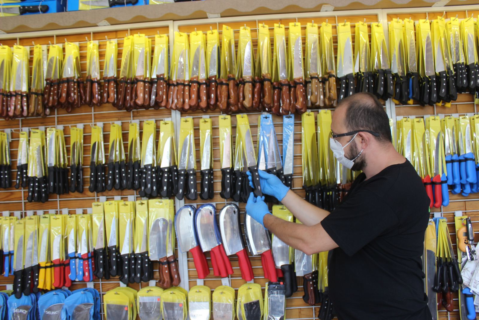 Koronaya karşı özel olarak üretildi! Kurban Bayramı öncesi bu bıçaklar yoğun ilgi görüyor....