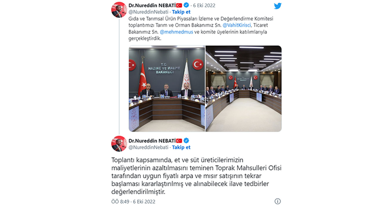 Bakan Nebati'den arpa ve mısır müjdesi! TMO tekrar uygun fiyatlı alım yapacak