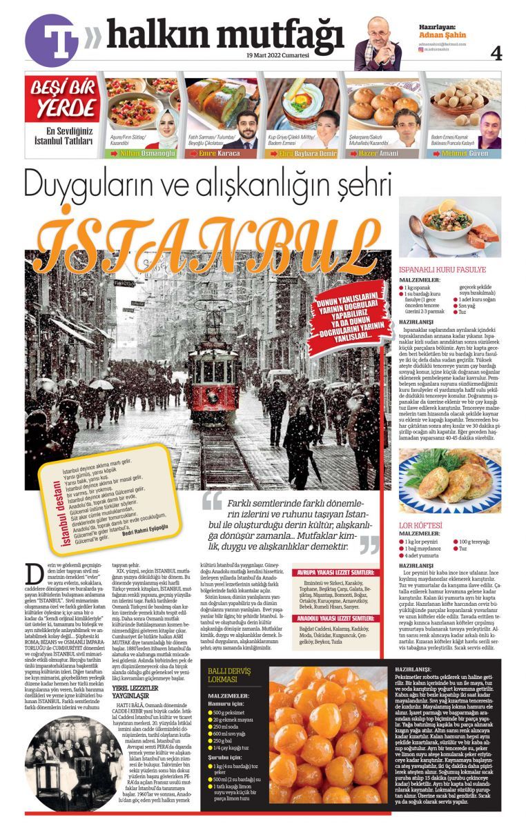 Duyguların ve alışkanlığın şehri İstanbul