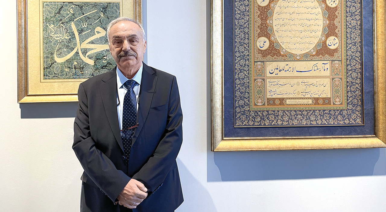 Necmeddin Okyay'a saygı sergisi: Akkâse ebrularla minnet borcu