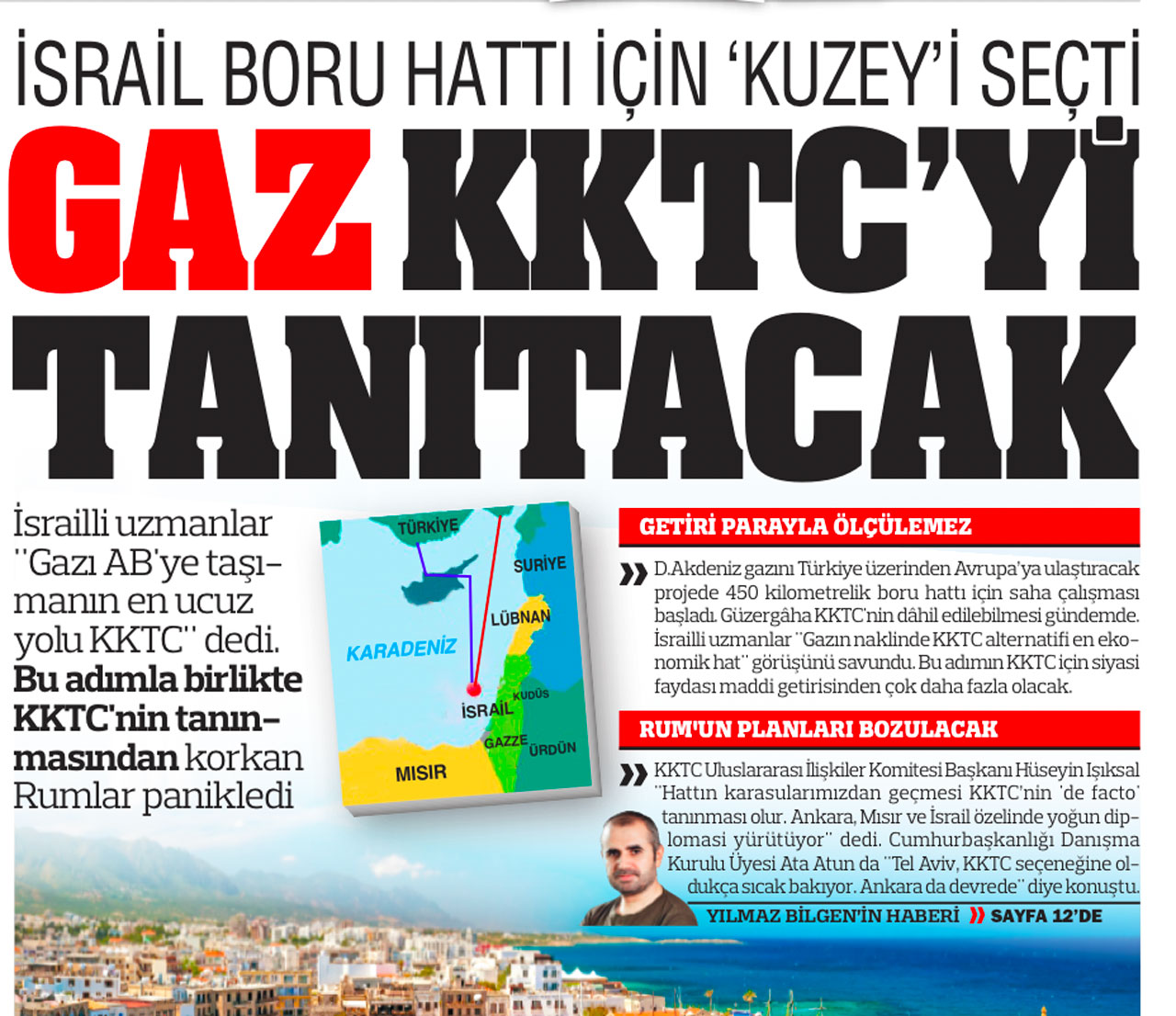 Bakan Çavuşoğlu: Akdeniz gazı KKTC'den geçecek