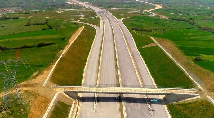 Kuzey Marmara Otoyolunda çalışmaların yüzde 71’i tamamlandı