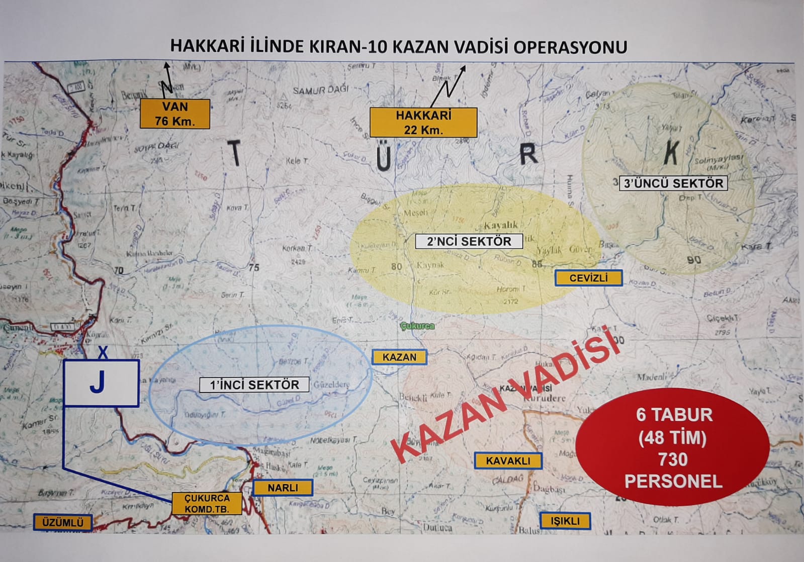 'Kıran-9 Cudi Dağı' ve 'Kıran-10 Kazan Vadisi' operasyonları başlatıldı