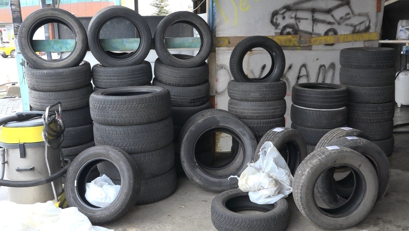 Zorunlu kış lastiği uygulaması başladı, çıkma lastiklere rağbet arttı