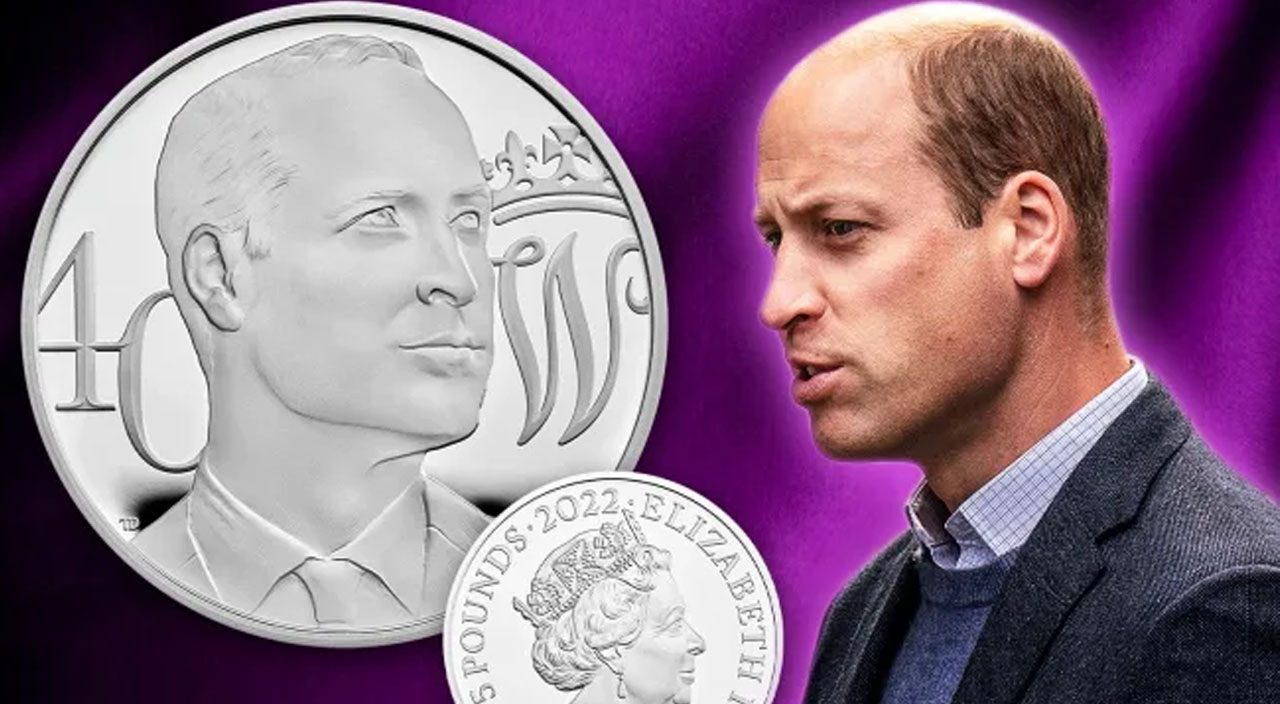 Prens William'ın 40. yaşı için basılan paradaki dikkat çeken saç detayı
