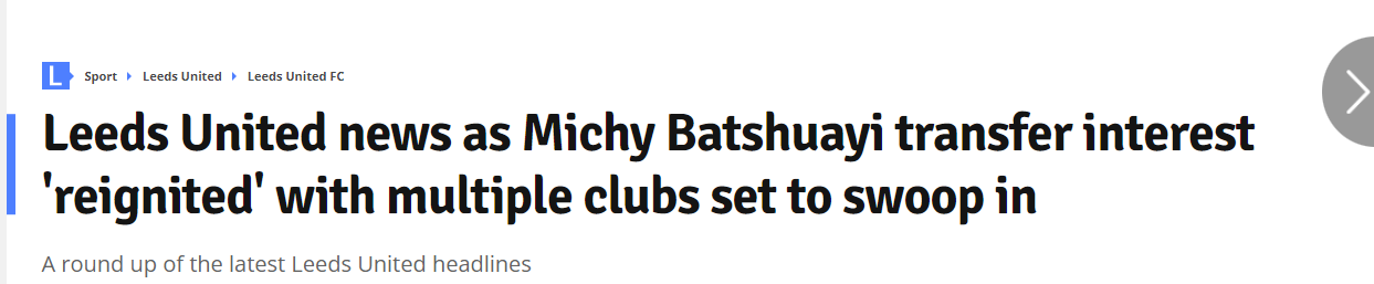 Michy Batshuai'ye Premier League'den beş kulüp birden talip oldu